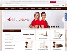 Tablet Screenshot of beautynova.pl